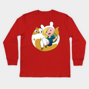 Fionna and Cake Kids Long Sleeve T-Shirt